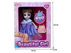6inch Solid Body Doll Set toys