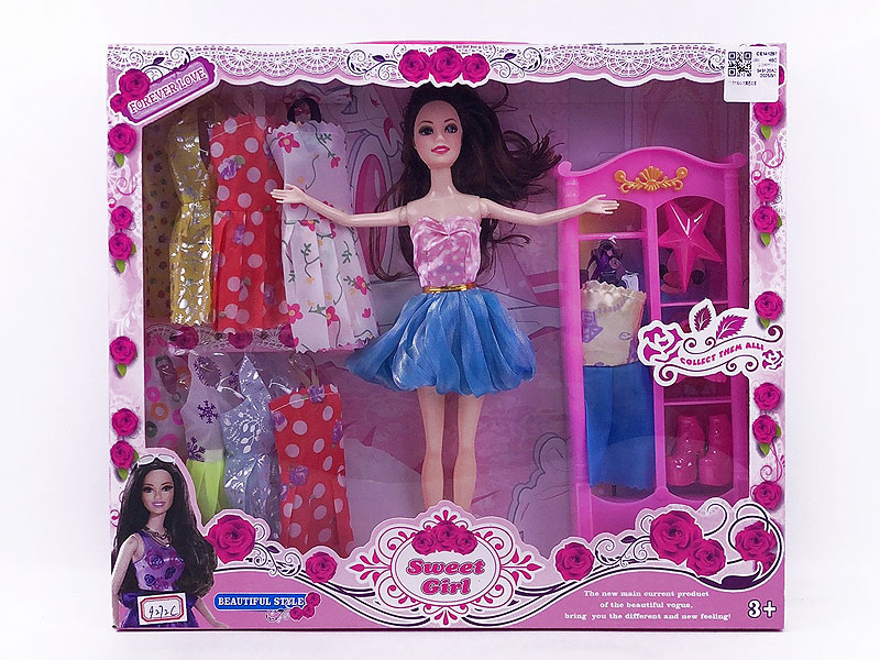 11.5inch Solid Body Doll Set toys