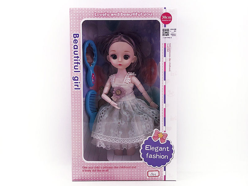 12inch Solid Body Doll Set(3S) toys