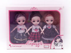 6inch Solid Body Doll(3in1) toys