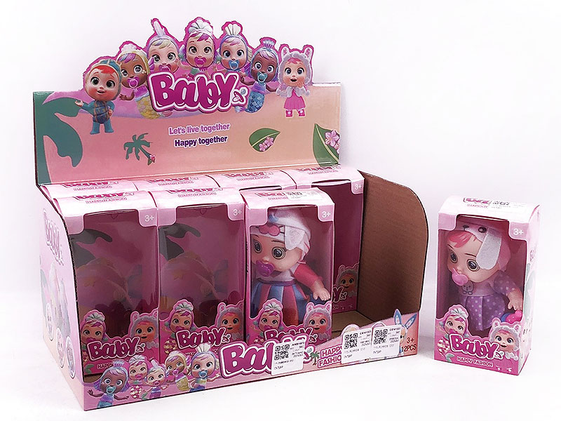 5inch Empty Body Cry Baby Set(12in1) toys