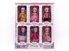 6inch Solid Body Doll(6in1) toys