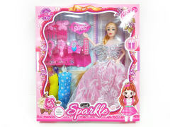 11inch Solid Body Doll Set toys