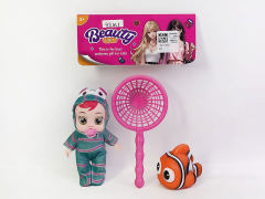 5inch Crying Baby Set toys