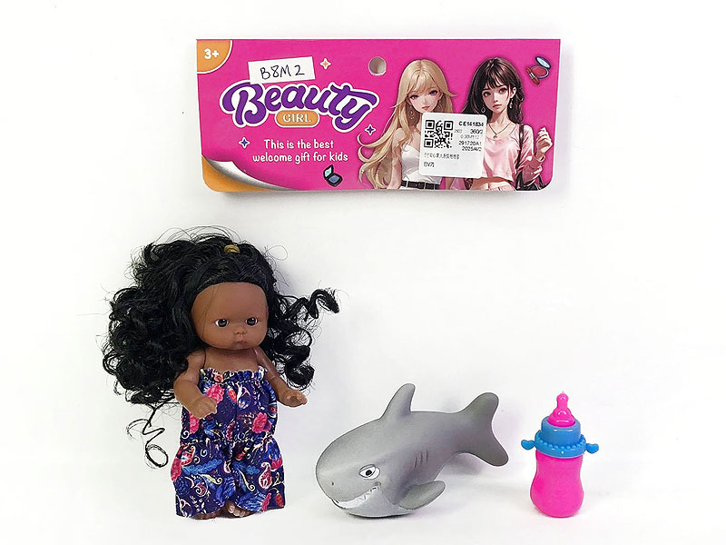 5inch Solid Body Brow Moppet Set toys