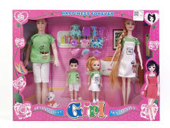 4in1 Doll Set(3S3C) toys