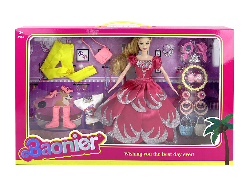 11.5inch Solid Body Doll Set toys