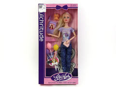 11.5inch Solid Body Doll Set toys