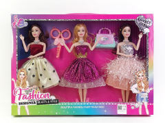 11inch Solid Body Doll Set(3in1) toys