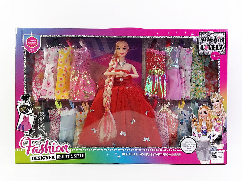 11inch Solid Body Doll Set toys