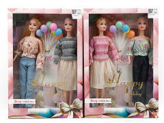 11.5inch Solid Body Doll Set(2in1) toys