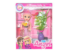 3.5inch Solid Body Doll Set toys