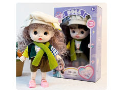 8inch Solid Body Doll Set toys