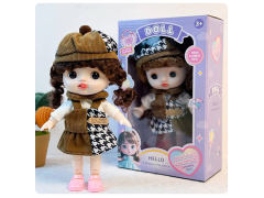 8inch Solid Body Doll Set toys