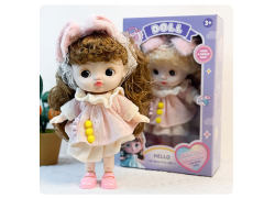 8inch Solid Body Doll Set toys