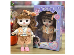 8inch Solid Body Doll Set toys