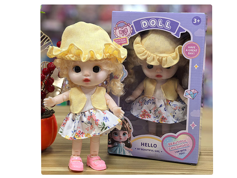 8inch Solid Body Doll Set toys