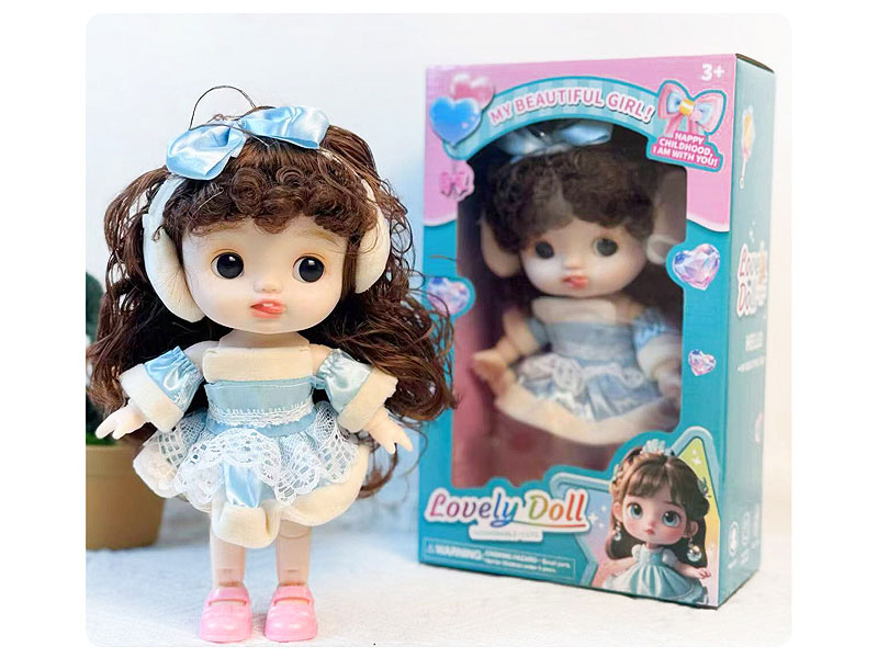 8inch Solid Body Doll Set toys
