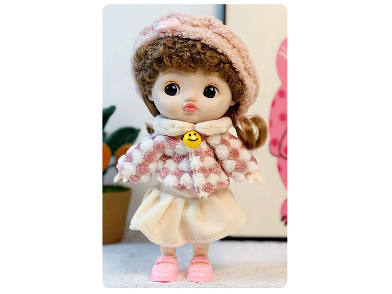 8inch Solid Body Doll Set toys