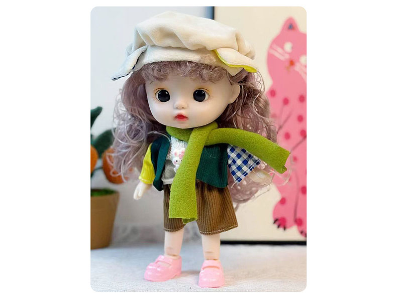 8inch Solid Body Doll Set toys