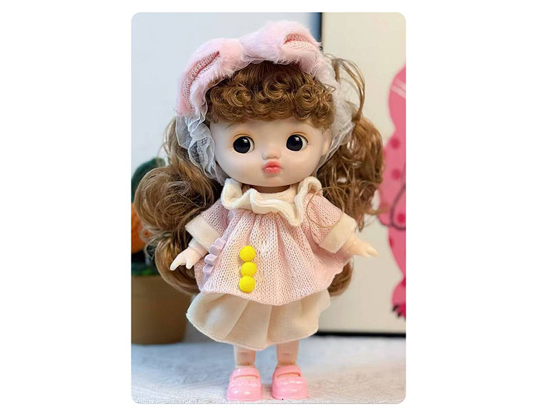 8inch Solid Body Doll Set toys