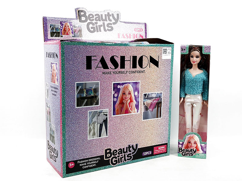 11inch Solid Body Doll(12in1) toys