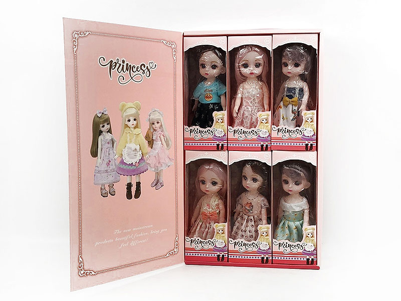 6inch Solid Body Doll(6in1) toys