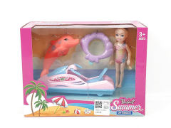 5inch Solid Body Doll Set toys