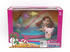 5inch Solid Body Doll Set toys