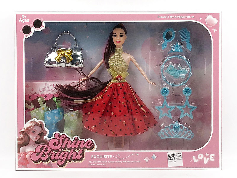 11inch Solid Body Doll Set toys