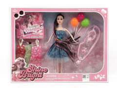 11inch Solid Body Doll Set toys