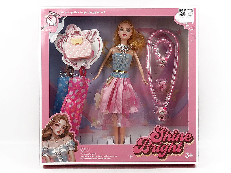 11inch Solid Body Doll Set toys