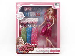 11inch Solid Body Doll Set toys