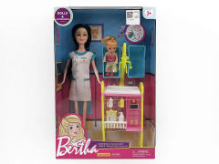 11.5inch Solid Body Doll Set toys