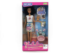 11.5inch Solid Body Doll Set(2S) toys