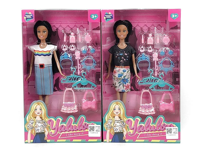 11.5inch Solid Body Doll Set(2S) toys