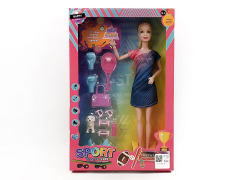 11inch Solid Body Doll Set(2S) toys