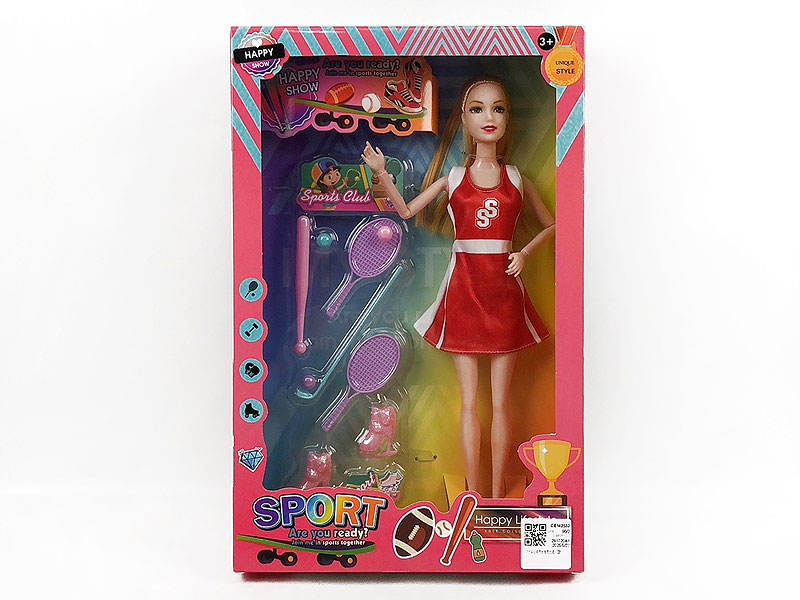 11inch Solid Body Doll Set(2S) toys