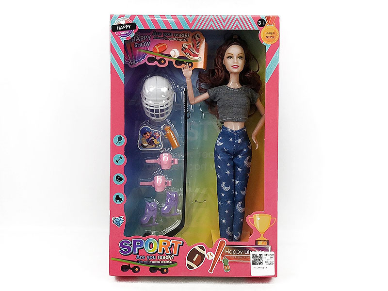 11inch Solid Body Doll Set(2S) toys