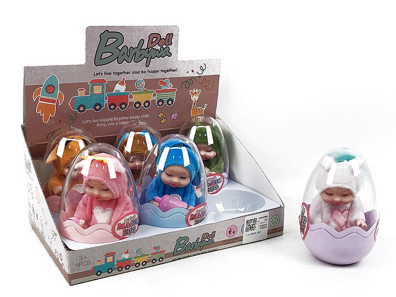 3.5inch Solid Body Moppet Set(6in1） toys