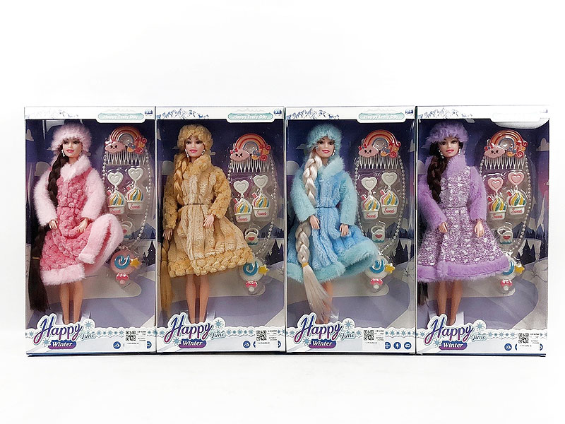 11inch Solid Body Doll Set(4S) toys