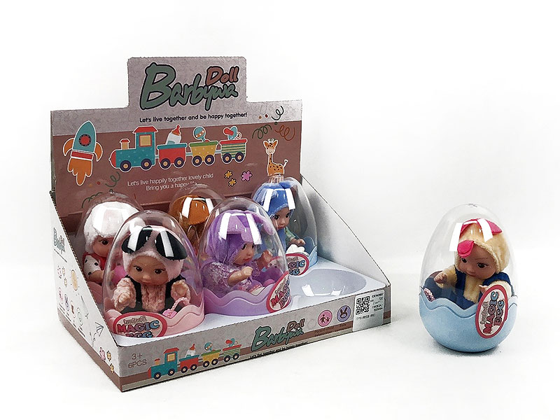 3.5inch Solid Body Moppet Set(6in1） toys