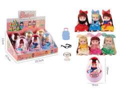 3.5inch Solid Body Doll Set(6in1) toys