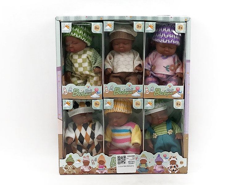 5.5inch Solid Body Doll(6in1) toys