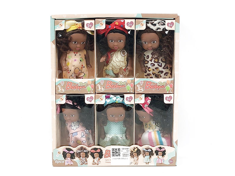 3.5inch Solid Body Doll(6in1) toys