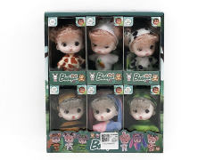 2.5inch Solid Body Doll(6in1)