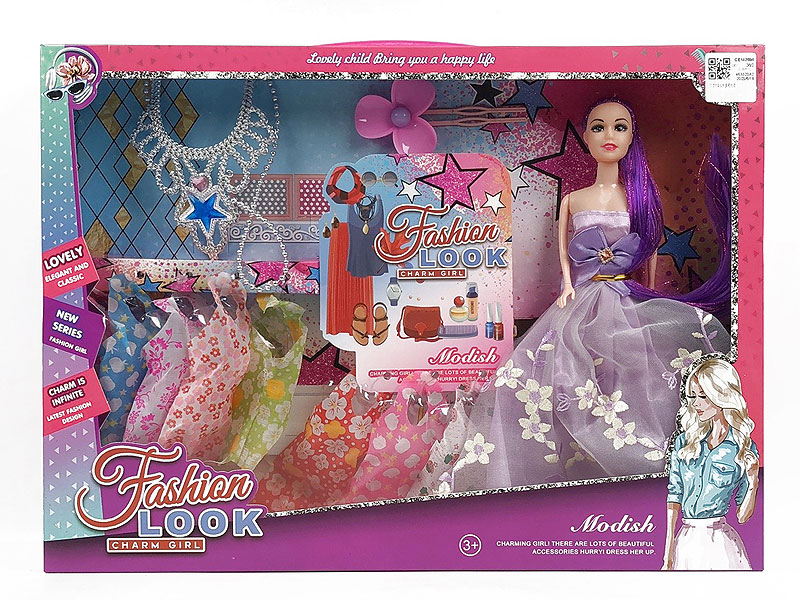 11.5inch Solid Body Doll Set toys