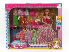 11.5inch Solid Body Doll Set toys