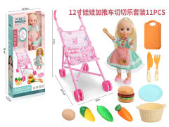 12inch Moppet Set & Go-cart toys