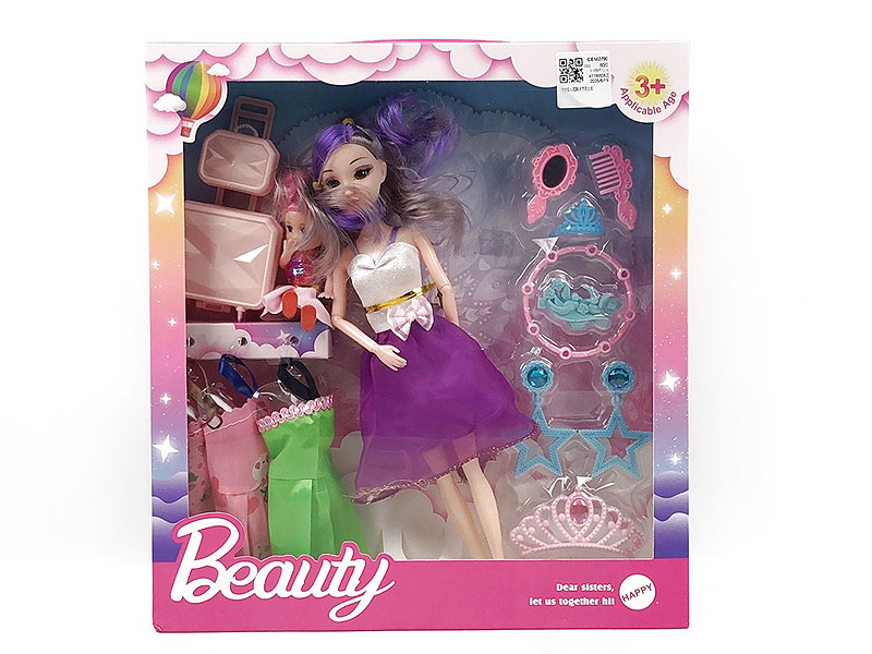 11inch Solid Body Doll Set toys